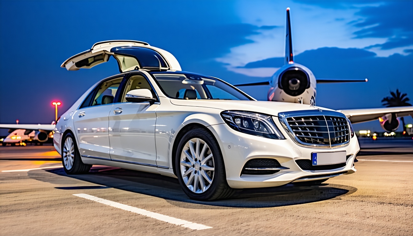 Luxury airport transfer service in Dubai